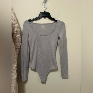 small gray american eagle bodysuit!